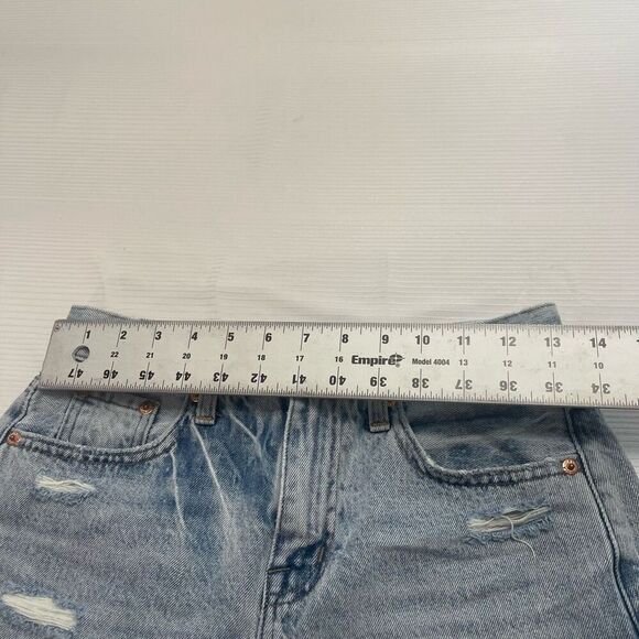 PISTOLA Destroyed Cut Off Denim Shorts Size 25 - Picture 3 of 9